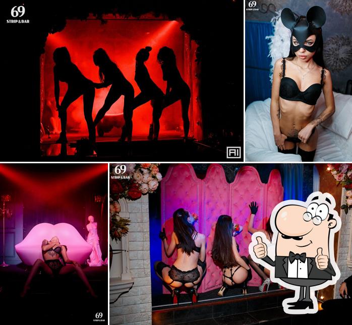 Взгляните на изображение клуба "Шесть Девять"