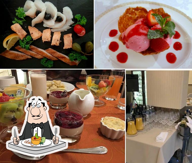 Изображение, на котором видны еда и напитки в Романов