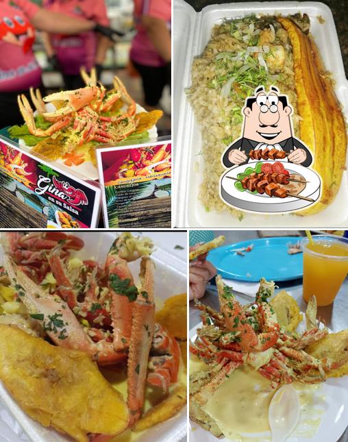 GINA EN SU SALSA, CANGREJOS, MARISCOS, CEVICHES,EN QUEVEDO.