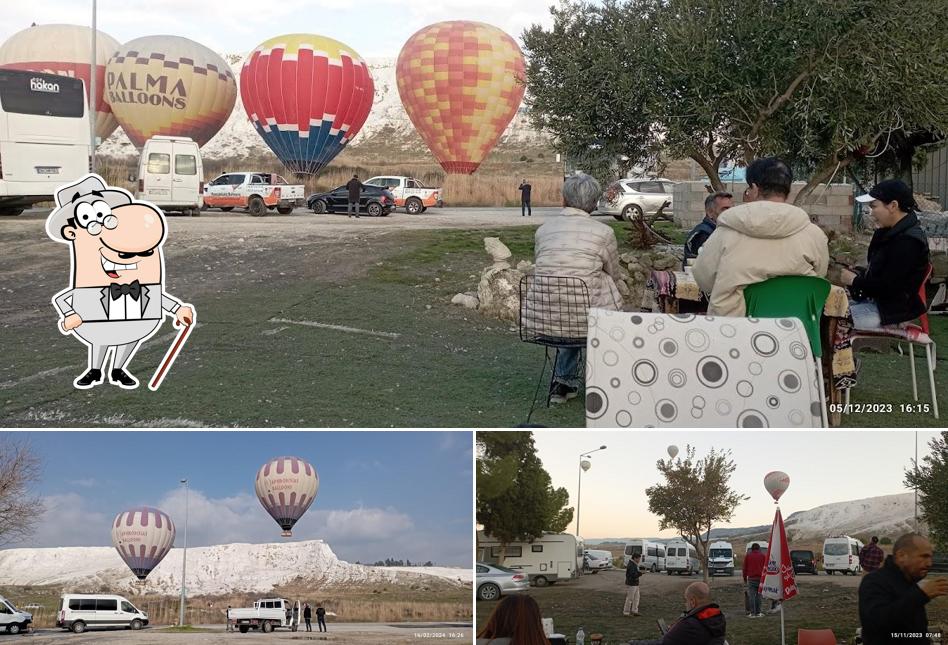 Pamukkale günbatımı kafe