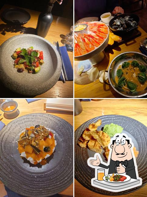 Блюда в "Lambic Seafood"