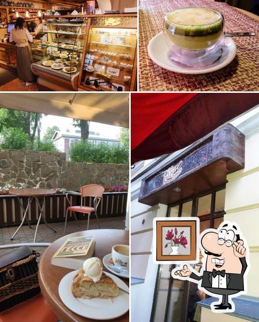 Посмотрите на внутренний интерьер "Kaffee haus"