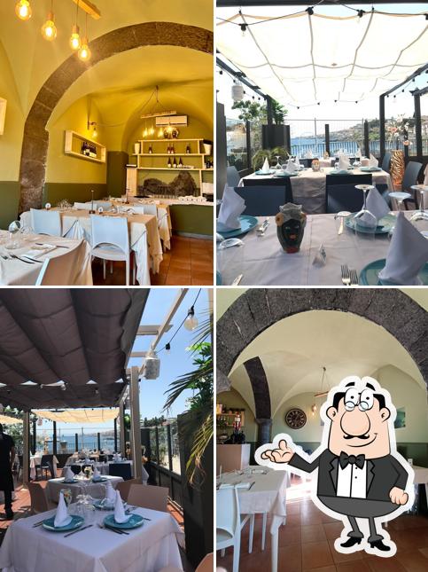 Piatto Ristorante Capomulini vista mare