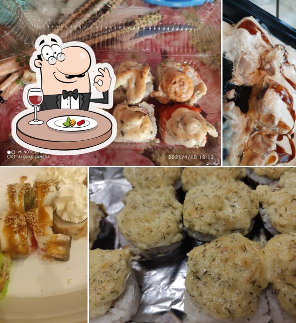 Еда в "Суши Кинг"