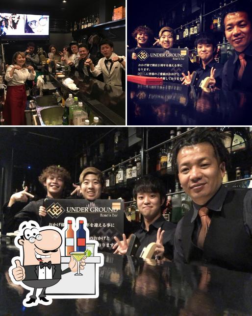 Under ground Home's bar