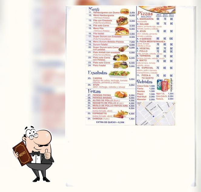 pizza domicilio doner kebab Reus