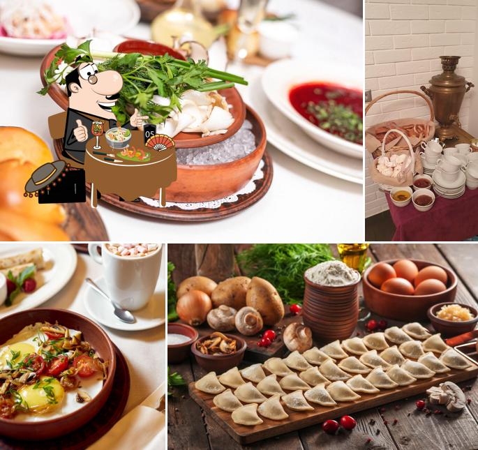 Еда в "Русском Подворье"