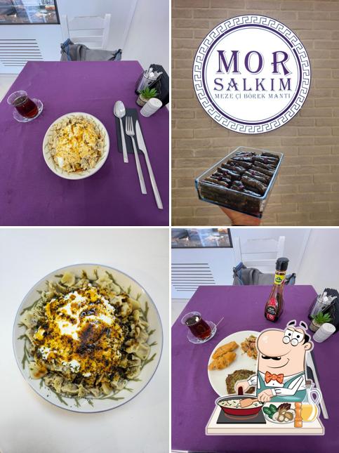 Mor Salkım Meze Çibörek Mantı