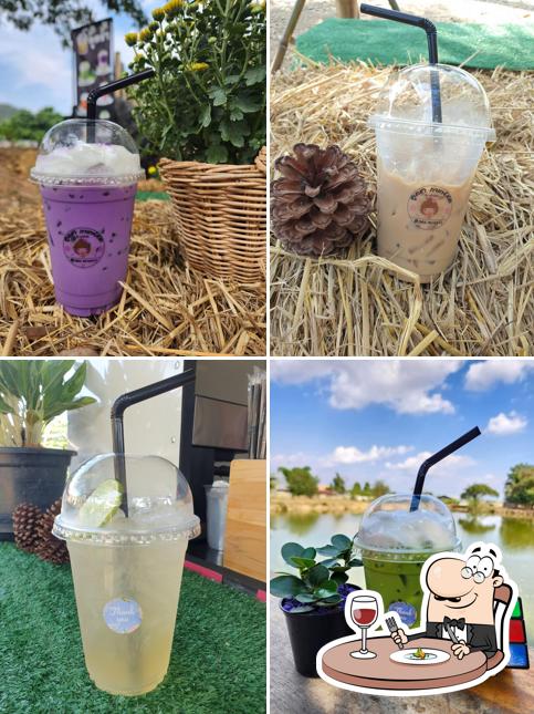 ดูดชากาแฟสด
