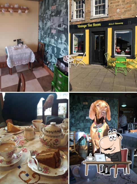 Vintage tea room