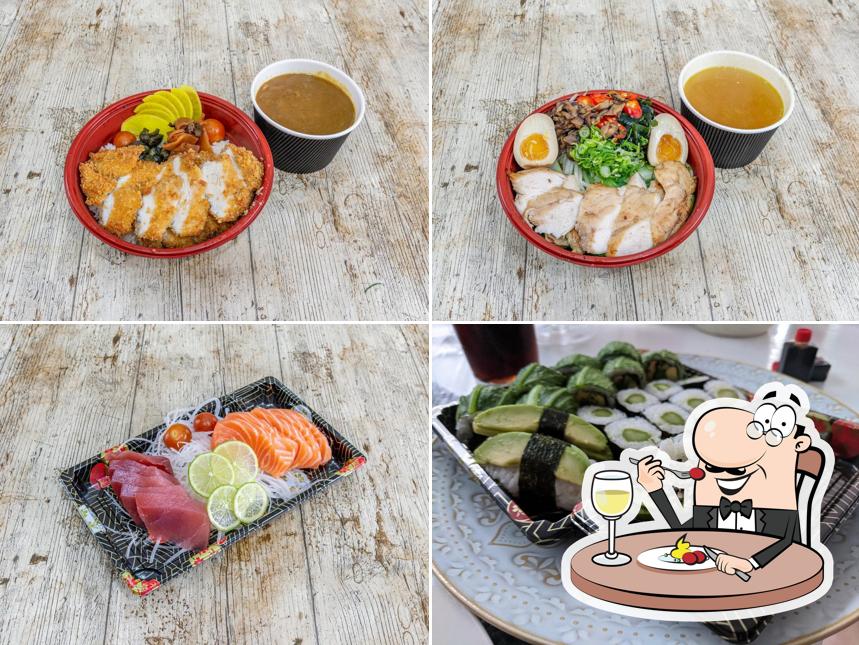 Sushi and shake