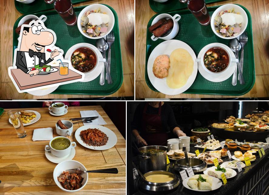 Еда в "Нюшинах Плюшки"