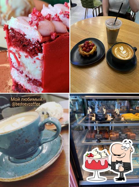 Торт «красный бархат» в "Bedoev Coffee"