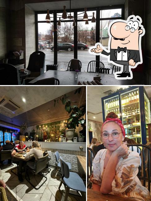 Посмотрите на внутренний интерьер "Il pizzaiolo"