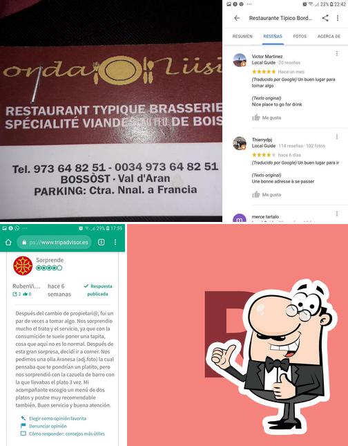 Bar restaurant Borda Llüsia Bossòst