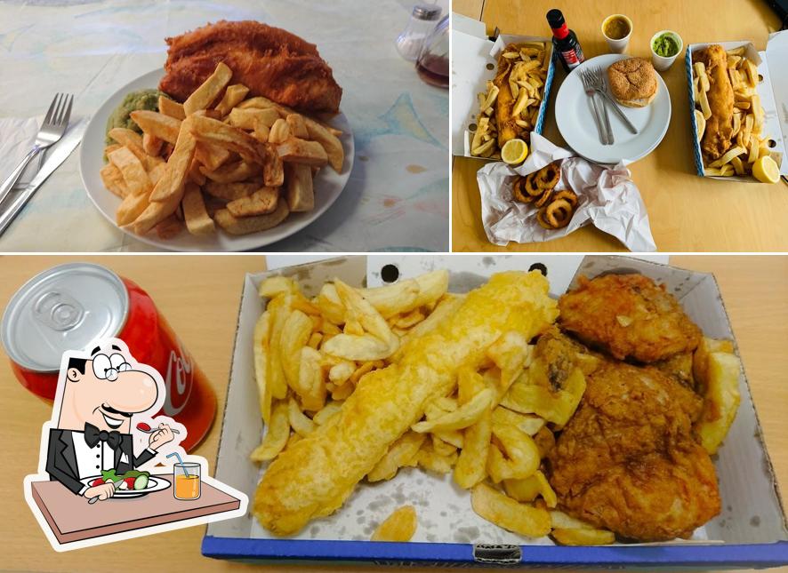 Cod's Plaice Fish and Chips