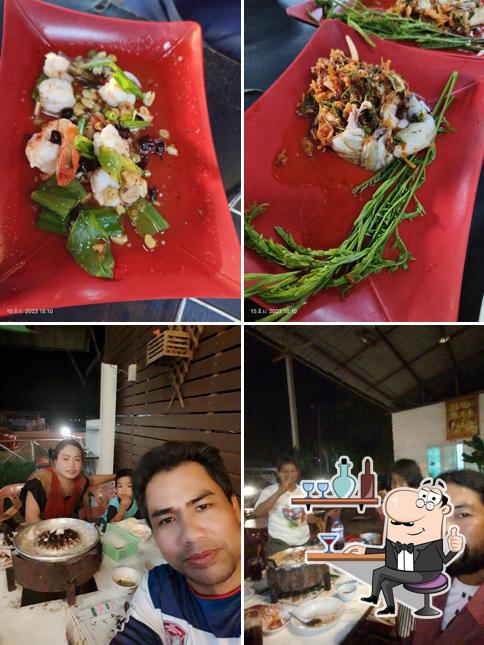 พุงแตกหมูกระทะทะเลเผา