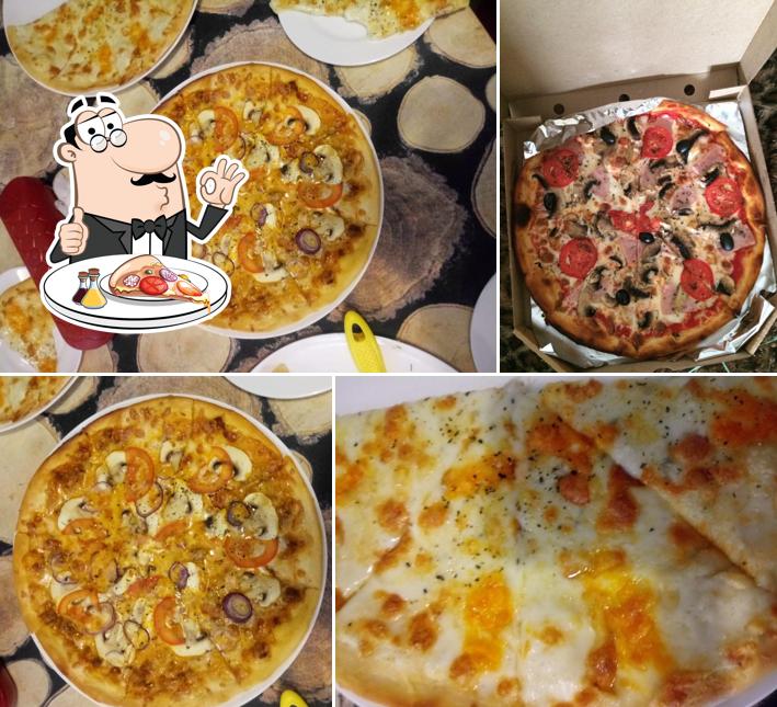 Pizza and paste