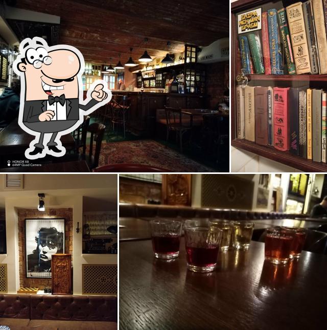 Посмотрите на внутренний интерьер "Бара Карабас"