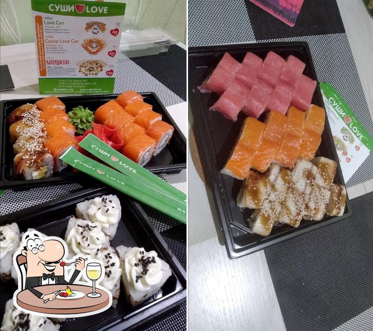 Еда в "Суши Love"