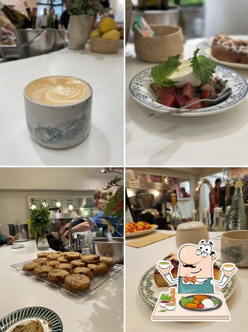 Crème, comptoir, café, cuisine