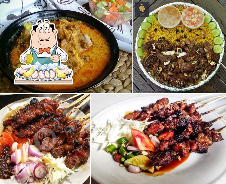 Sate kambing muda