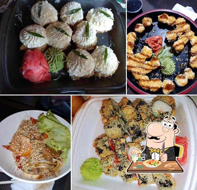 Еда в "Суши-Баре Kingsushi"