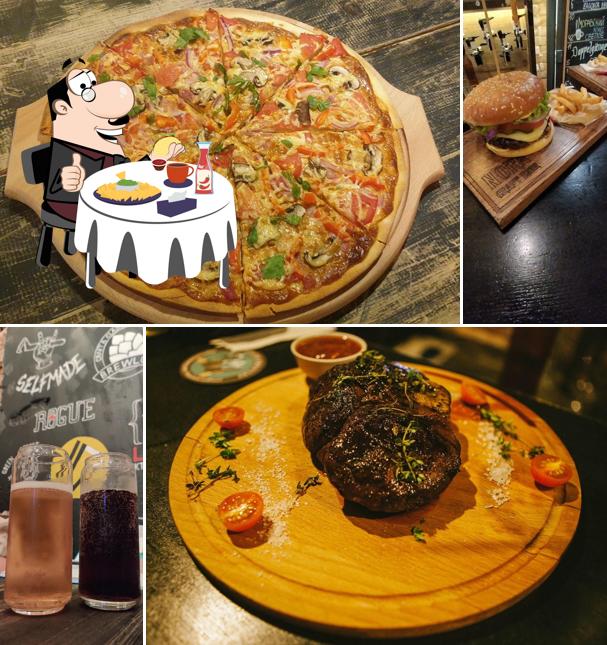 "Nora craft beer pub" предоставляет широкий ассортимент вариантов для любителей гамбургеров