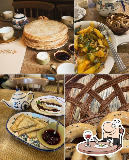 Блюда в "Чайной Матрёне"