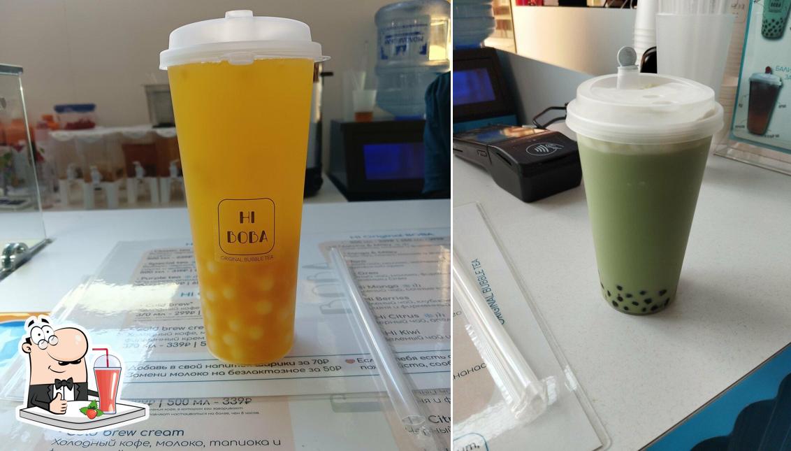 Насладитесь напитками из бара "Hi Boba"