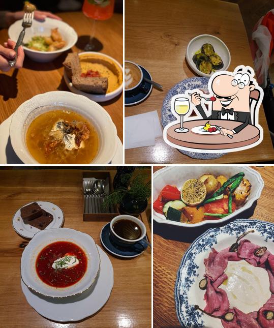 Еда в "Гастробистро Lucky Duck"