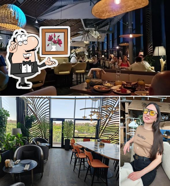 Посмотрите на внутренний интерьер "Река"