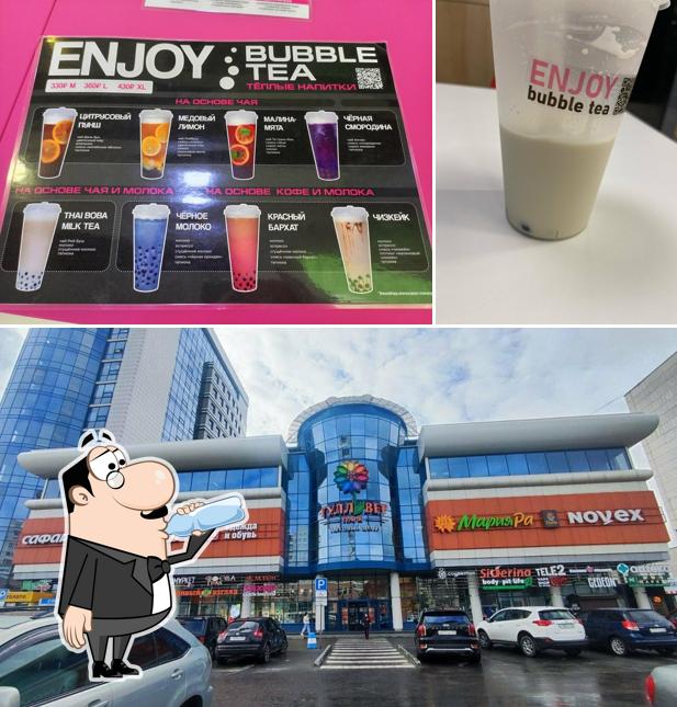 Enjoy bubble tea