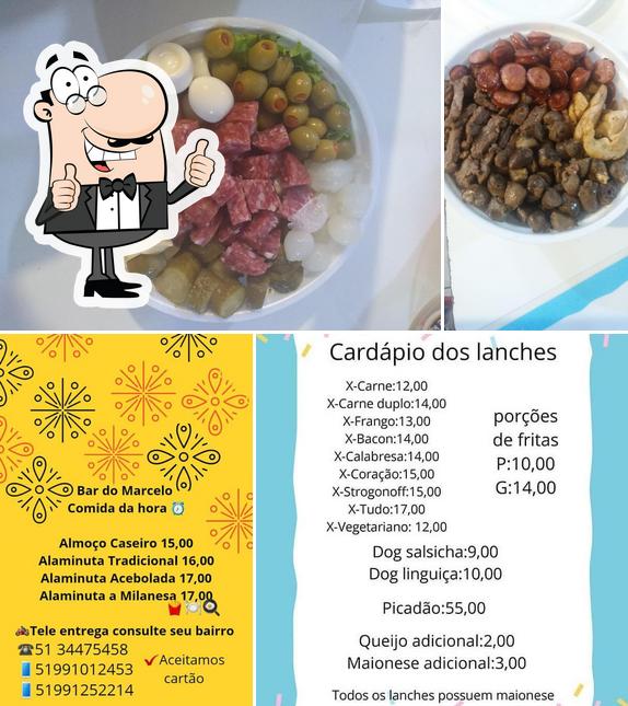 Comida da hora - Comida Caseira - Bar do Marcelo