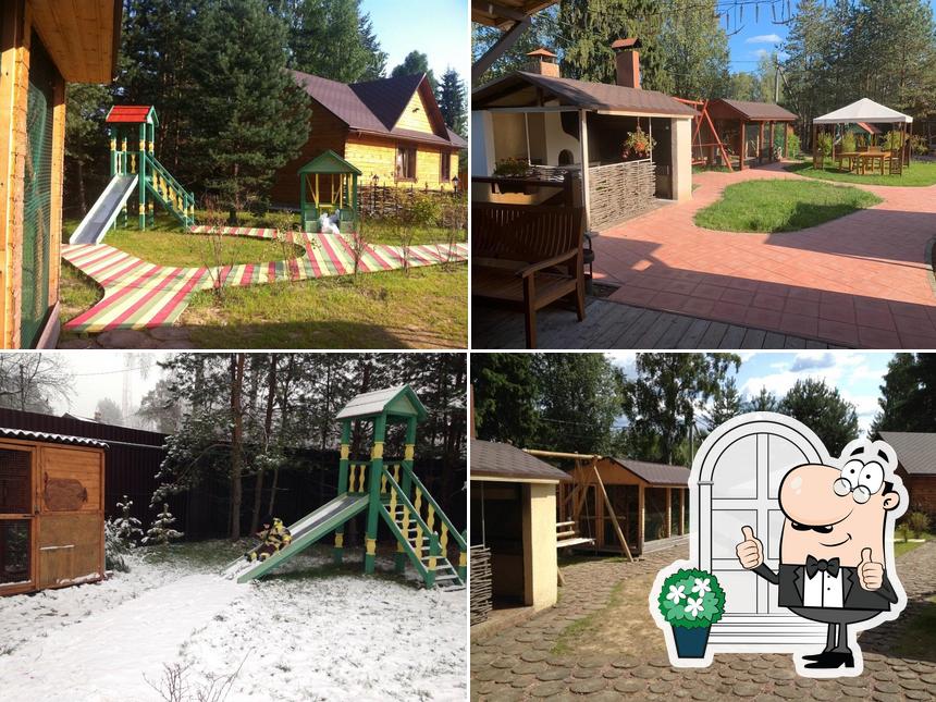 Посмотрите, как "Дача" выглядит снаружи