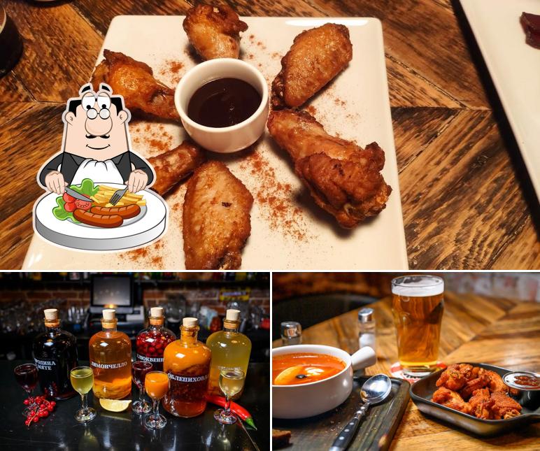 Блюда в "Баре Калинине"