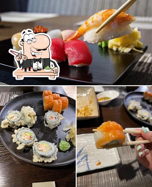 В "Такэ" вы можете попробовать суши