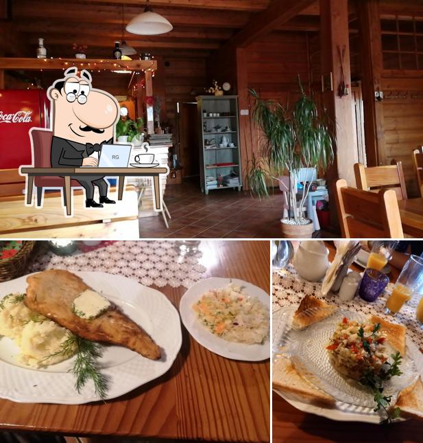 Modrzewiowa Chata. Restauracja