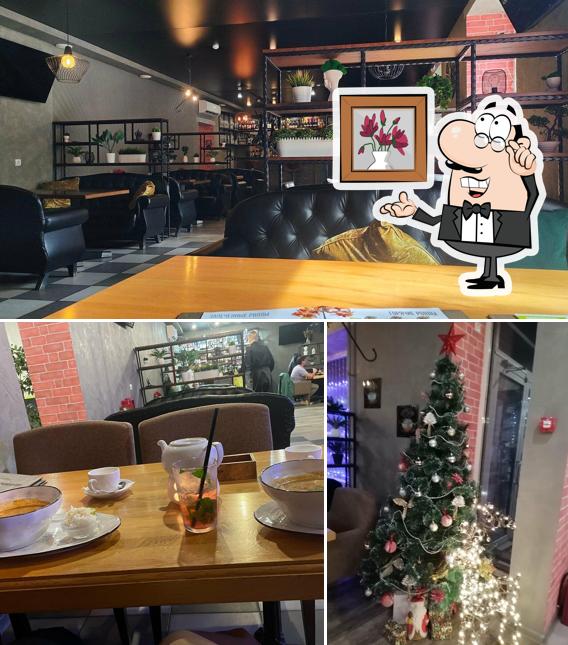 Посмотрите на внутренний интерьер "Sushi'n'Roll"