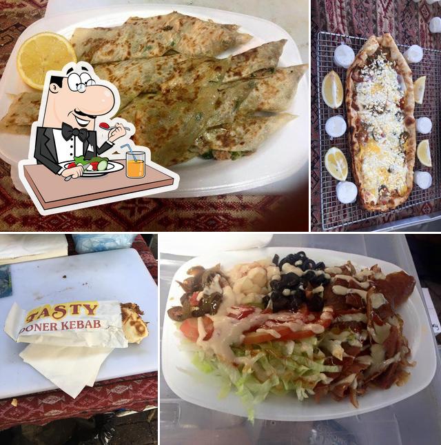 Turkish Pide & Kebab and turkish gozleme