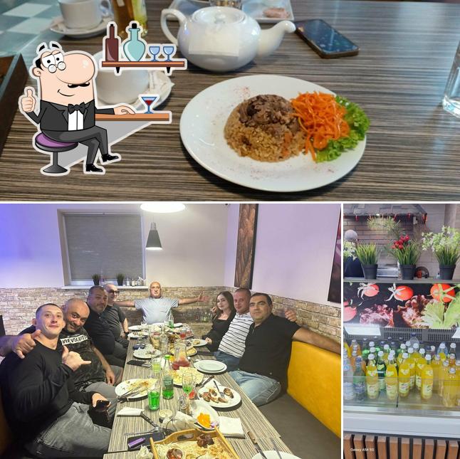 Посмотрите на внутренний интерьер "Мангал"