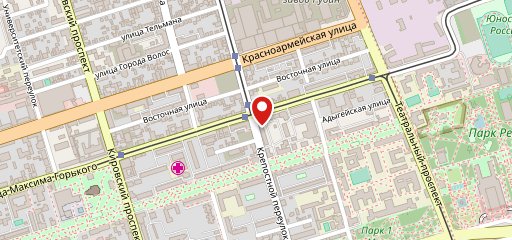 100 Вкусов Улиц на карте