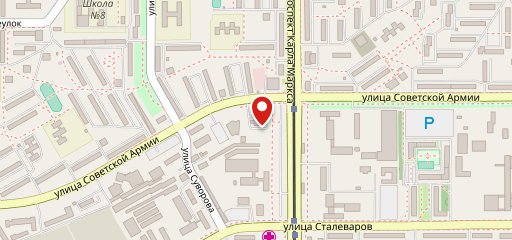 1000 И 1 Ночь, Кафе-бар на карте