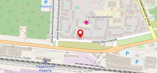 12 футов, бильярдный клуб на карте