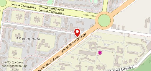 13 квартал на карте