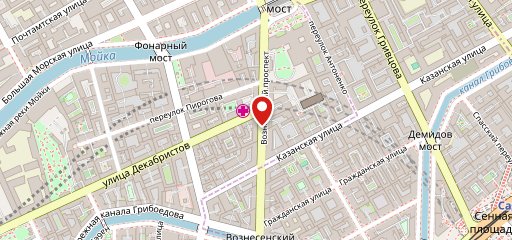 Ресторан на карте