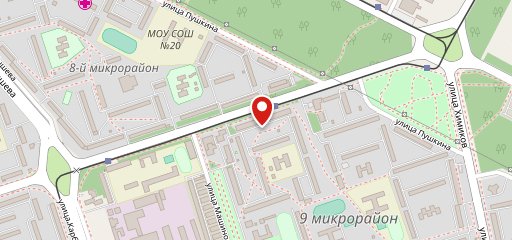 Малинка на карте