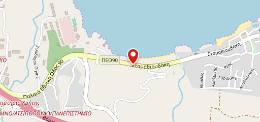 7 Thalasses Seafood Restaurant Rethymno на карте