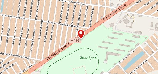Акация на карте