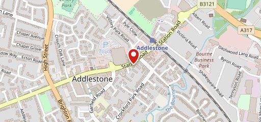 Addlestone kebab centre на карте